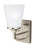 Generation Lighting Hanford traditional 1-light indoor dimmable bath vanity wall sconce in brushed nickel silver finish | 4124501-962