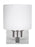 Canfield Modern 1-light Led Indoor Dimmable Bath Vanity Wall Sconce In Brushed Nickel Silver Finish | 4128801EN3-962