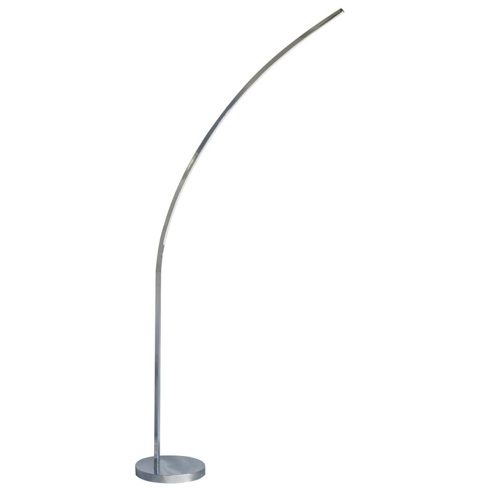 Dainolite 22W Floor Lamp Polished Chrome Finish