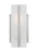 Visual Comfort & Co. Studio Collection Dex contemporary 1-light LED indoor dimmable bath wall sconce in brushed nickel silver finish with s