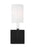 Visual Comfort & Co. Studio Collection Greenwich modern farmhouse 1-light indoor dimmable bath vanity wall sconce in midnight black finish