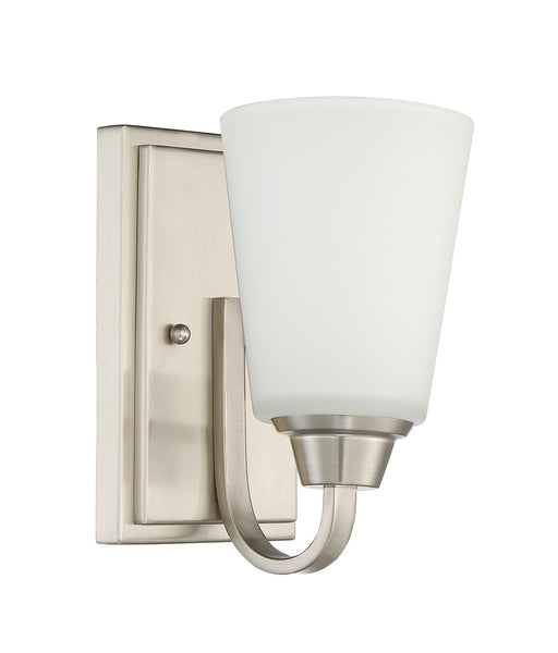 Craftmade Grace 1 Light Wall Sconce in Brushed Polished Nickel