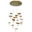 Lagatto 16 Light Chandelier In Bronze | 41907-016