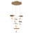 6-light 26" Integrated Led Multi Drop Chandelier | 41908-013