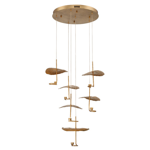 6-light 26" Integrated Led Multi Drop Chandelier | 41908-013