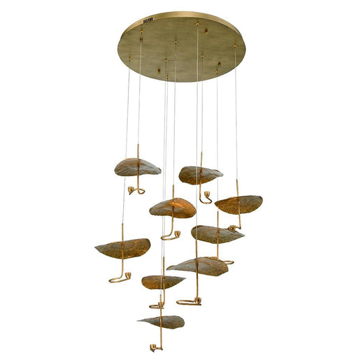 Lagatto 9 Light Chandelier In Bronze | 41910-016