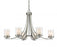 6 Light Chandelier | 426-6-BN