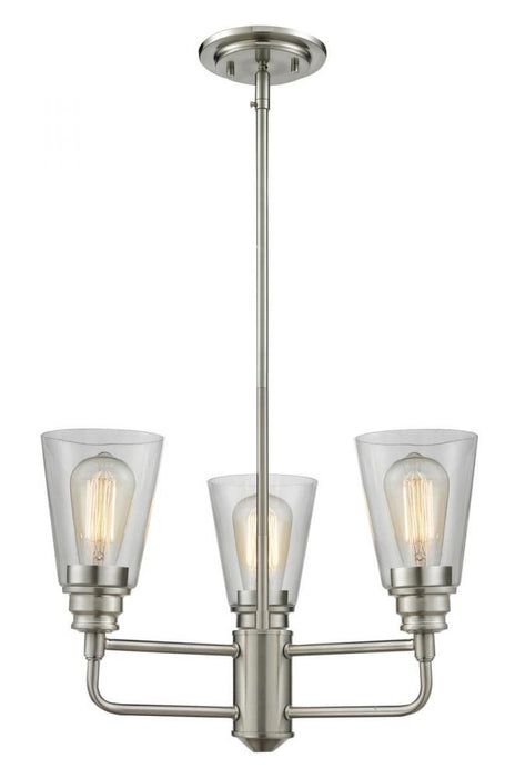 3 Light Chandelier | 428-3-BN