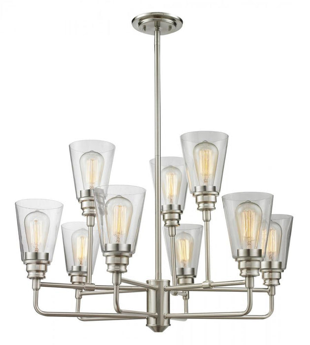 9 Light Chandelier | 428-9-BN