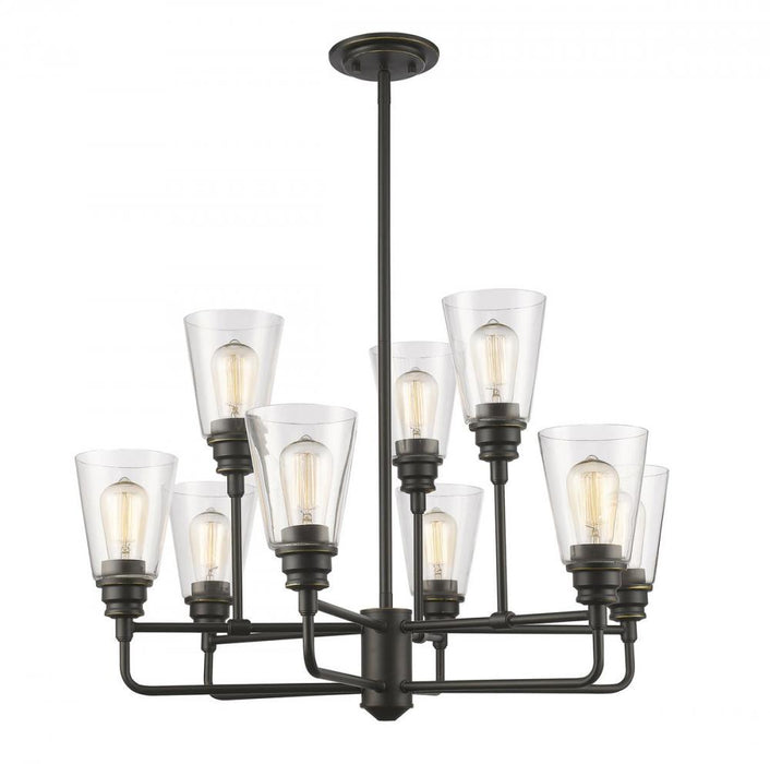 9 Light Chandelier | 428-9-OB