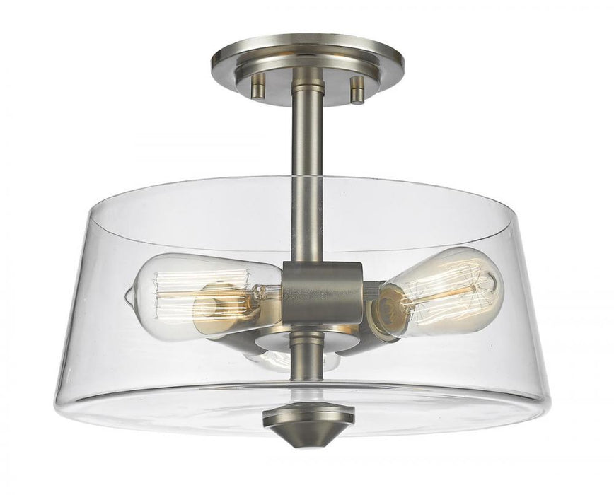 3 Light Semi Flush Mount | 428SF3-BN