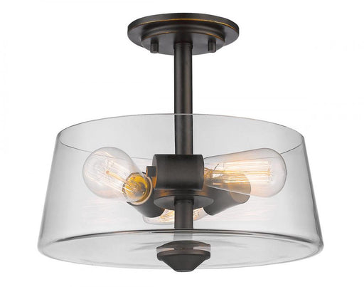 3 Light Semi Flush Mount | 428SF3-OB