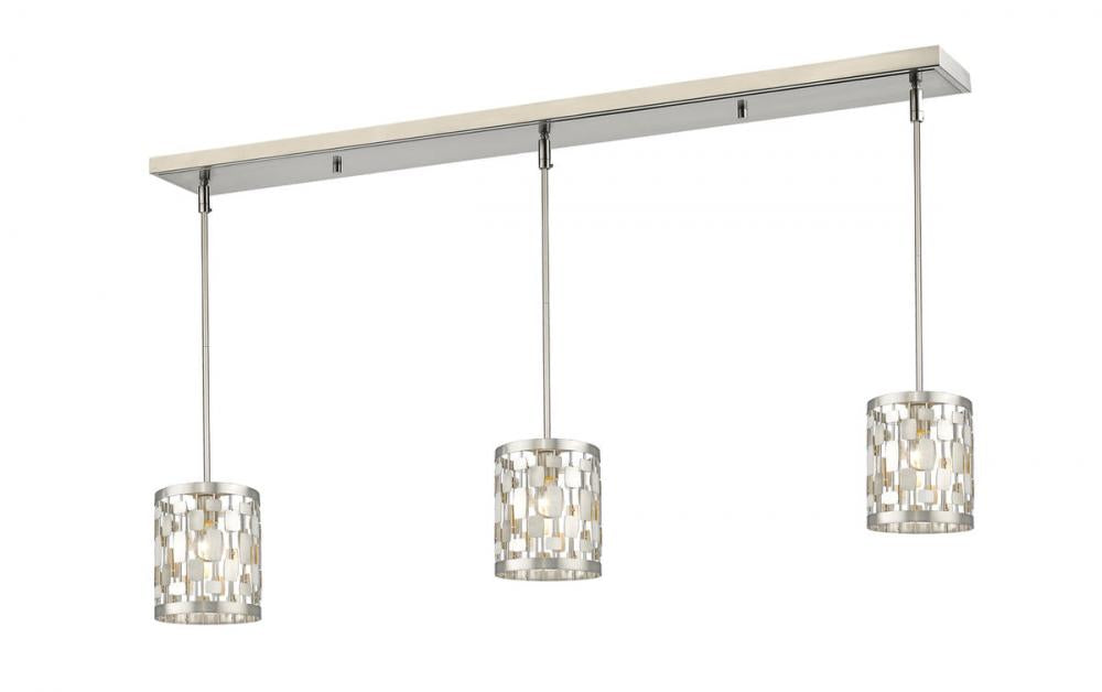 1 Light Linear Chandelier | 430MP-3BN