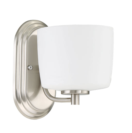 Craftmade Clarendon 1 Light Wall Sconce in Brushed Polished Nickel