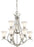 Kichler Keiran 33.25" 9 Light Chandelier with Satin Etched White Glass in Brushed Nickel