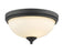 2 Light Flush Mount | 435F2-BRZ