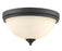 3 Light Flush Mount | 435F3-BRZ