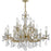 Crystorama Maria Theresa 12 Light Hand Cut Crystal Gold Chandelier