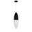 Ecrou 1 Light Pendant In Black | 43857-025