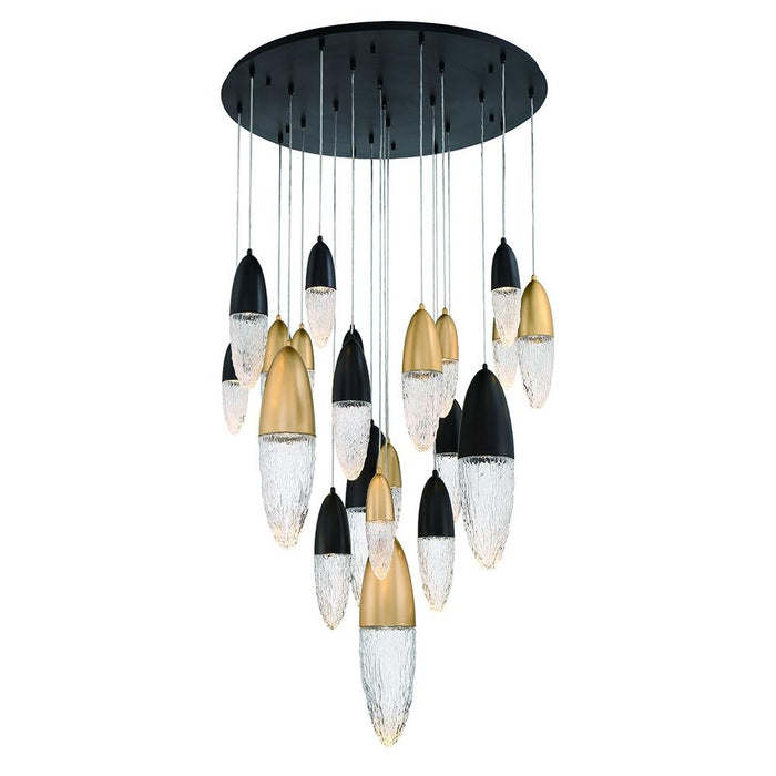 Ecrou,22lt  Chandelier,blk/gld | 43860-043