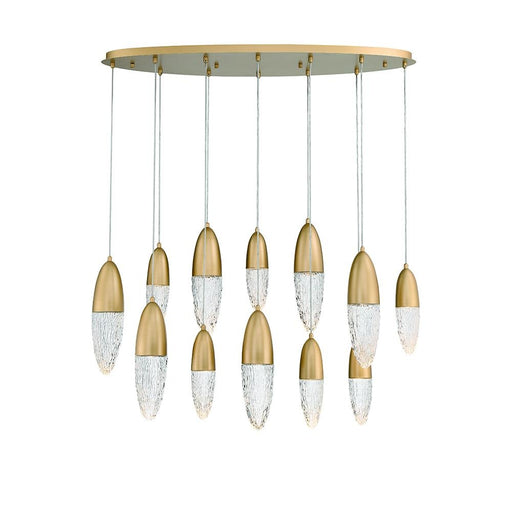 Ecrou, 12 Light  Oval  Chandelier,gld | 43861-035