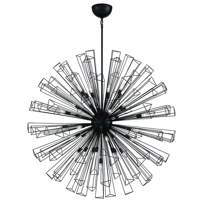 Dendelio 35 Light Chandelier In Black | 43865-017