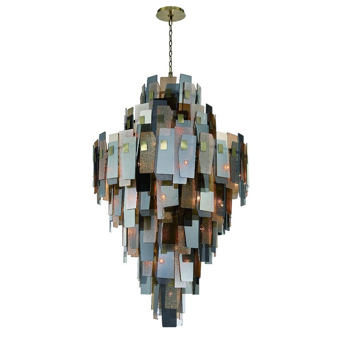 Cocolina 39 Light Chandelier In Bronze | 43873-012