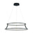 Cadoux,lg Led  Chandelier,blk | 43886-012