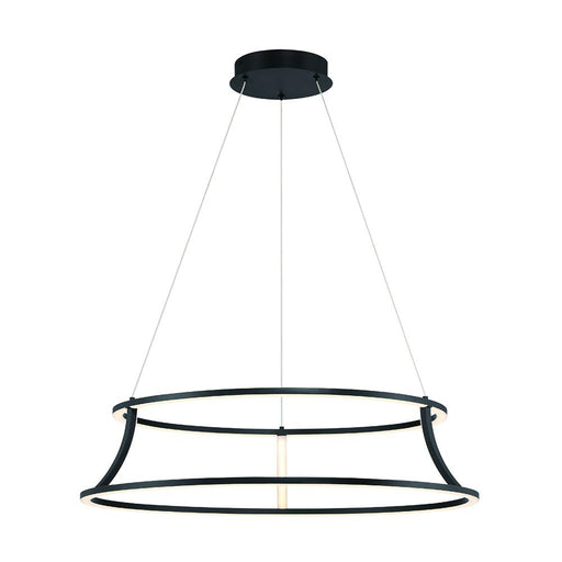 Cadoux,lg Led  Chandelier,blk | 43886-012