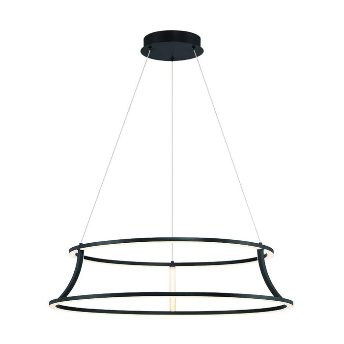 Cadoux,lg Led  Chandelier,blk | 43886-012