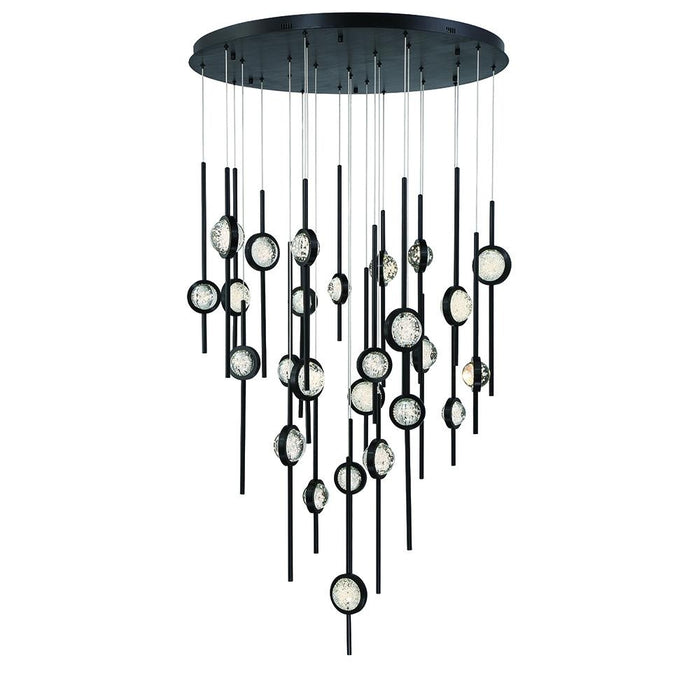 Barletta 26 Light Chandelier In Black | 43890-019