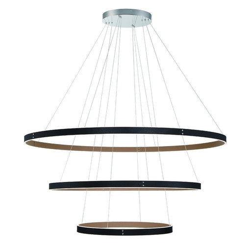 Verdura 1 Light Chandelier In Black + Brown | 43900-015