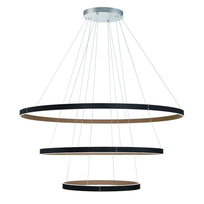 Verdura 1 Light Chandelier In Black + Brown | 43900-015