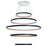 Verdura 1 Light Chandelier In Black + Brown | 43901-012