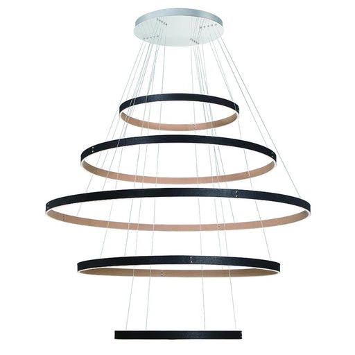 Verdura 1 Light Chandelier In Black + Brown | 43901-012