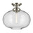 Kichler Avery 14.5" 1-Light Flush Mount with Clear Seeded Glass in Nickel