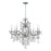 Crystorama Maria Theresa 9 Light Hand Cut Crystal Polished Chrome Chandelier