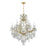Crystorama Maria Theresa 13 Light Spectra Crystal Gold Chandelier