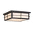 Bensa 1 Light Flushmount In Black | 44270-018