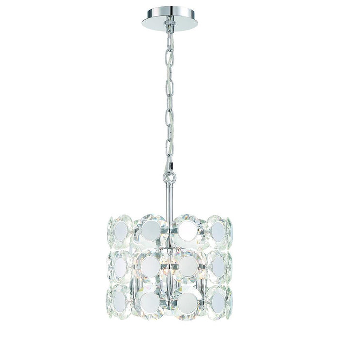 Perrene 3 Light Chandelier In Chrome | 44284-015
