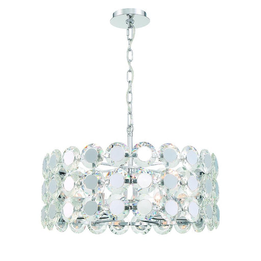 Perrene 6 Light Chandelier In Chrome | 44285-012