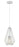 1 Light Pendant | 442MP-WH