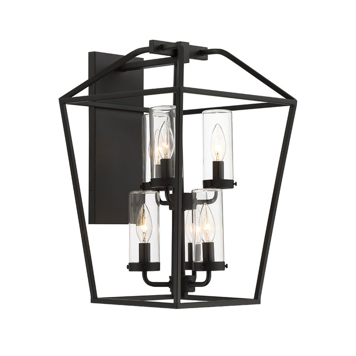 Eurofase Bastille 6 Light Lantern in Black