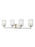 Generation Lighting Elmwood Park traditional 4-light indoor dimmable bath vanity wall sconce in brushed nickel silver fi