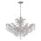 Crystorama Maria Theresa 6 Light Hand Cut Crystal Polished Chrome Chandelier