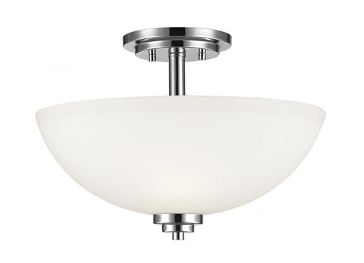 3 Light Semi Flush Mount | 443SF-CH