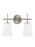 Generation Lighting Driscoll contemporary 2-light LED indoor dimmable bath vanity wall sconce in brushed nickel silver f