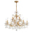 Crystorama Filmore 12 Light Hand Cut Crystal Antique Gold Chandelier