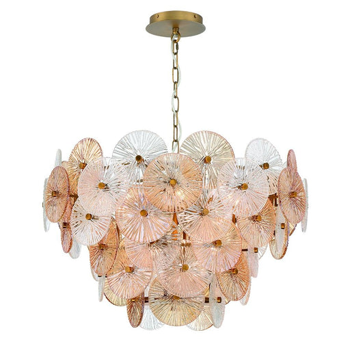 Sue-anne 12 Light Chandelier In Plated Brass | 44572-013