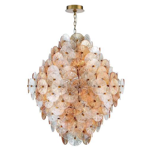 Sue-anne 27 Light Chandelier In Plated Brass | 44574-017
